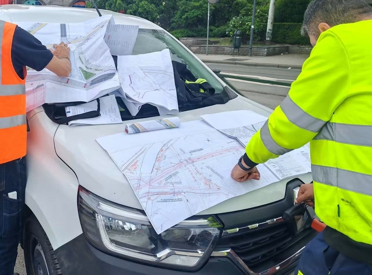 Équipe KLZ INFRA sur chantier